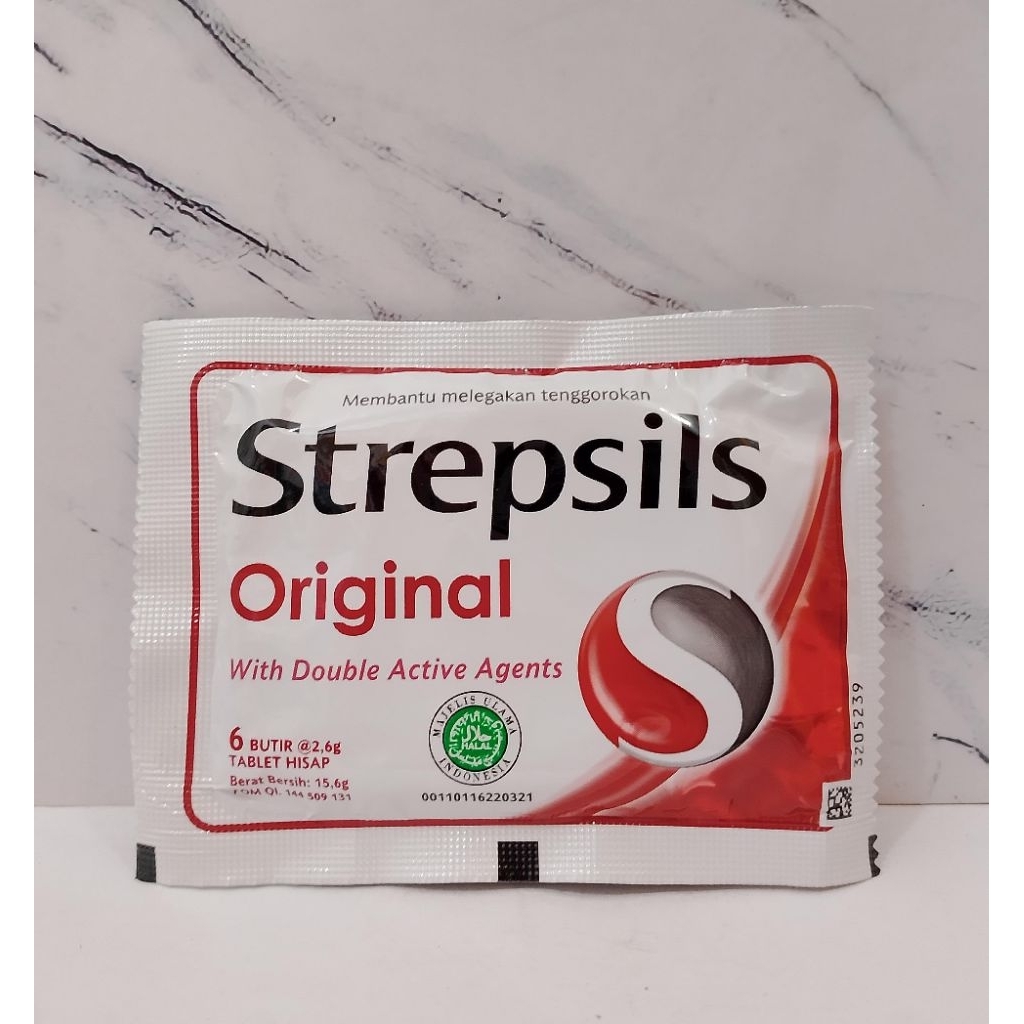 STREPSILS ORIGINAL ISI 6 BUTIR || Membantu Melegakan Tenggorokan