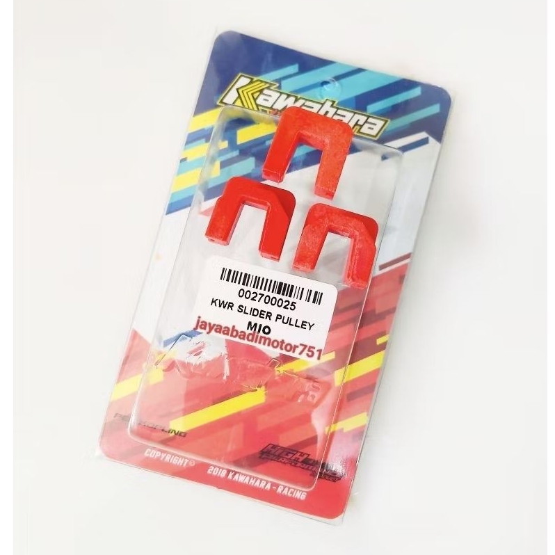 slider pulley rumah roller kawahara DR Mio smile/Mio sporty/Mio soul karbu plastik karet rumah rolle