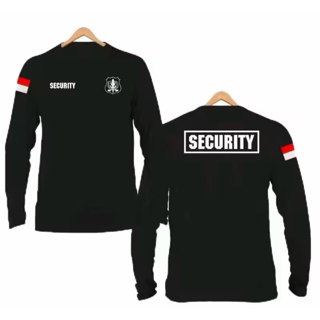 KAOS LENGAN PANJANG PRIA SUCURITY KEREN BAHAN ADEM