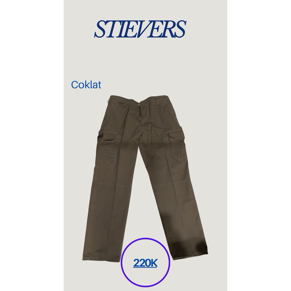Celana Panjang Kargo Bahan Tebal