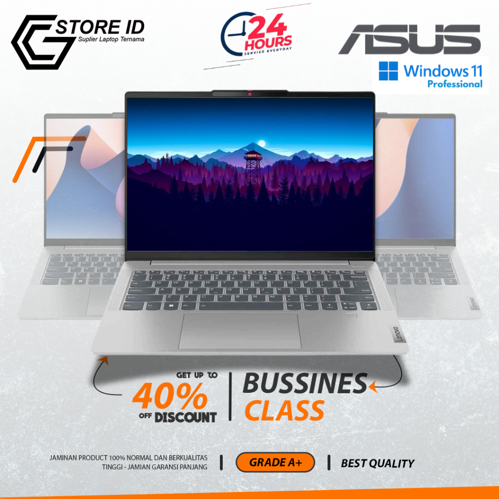 Laptop Lenovo Ideapad Slim 5i i7 Gen13 16GB RAM 2TB SSD WUXGA OLED Win11 Second / Bergaransi