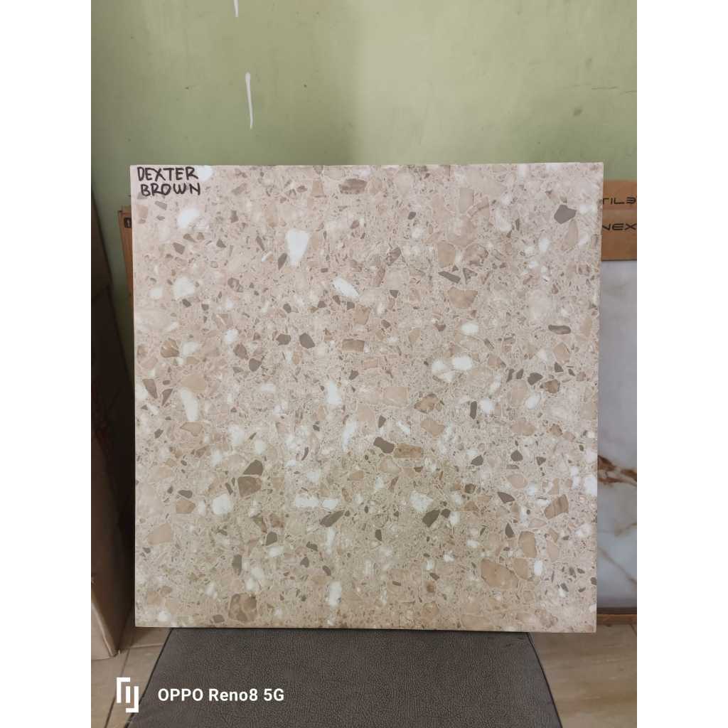 KERAMIK LANTAI KASAR 50X50 PLATINUM DEXTER BROWN KERAMIK LANTAI KASAR KERAMIK LANTAI 50X50 KERAMIK K