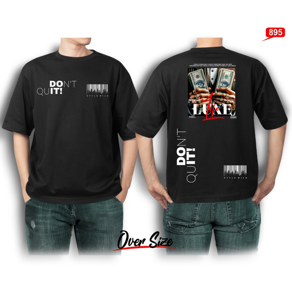 KAOS OVERSIZE JUMBO TERBARU MOTIV DOLLAR KEREN