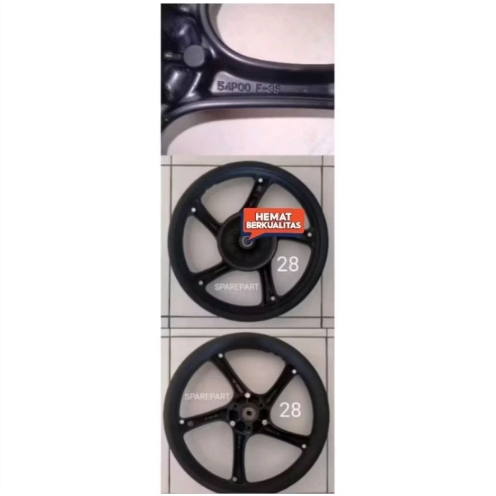 velg yamaha mio m3, mio z, soul gt 125, xeon 125, xeon rc, xeon gt, fino grande, yamaha freego