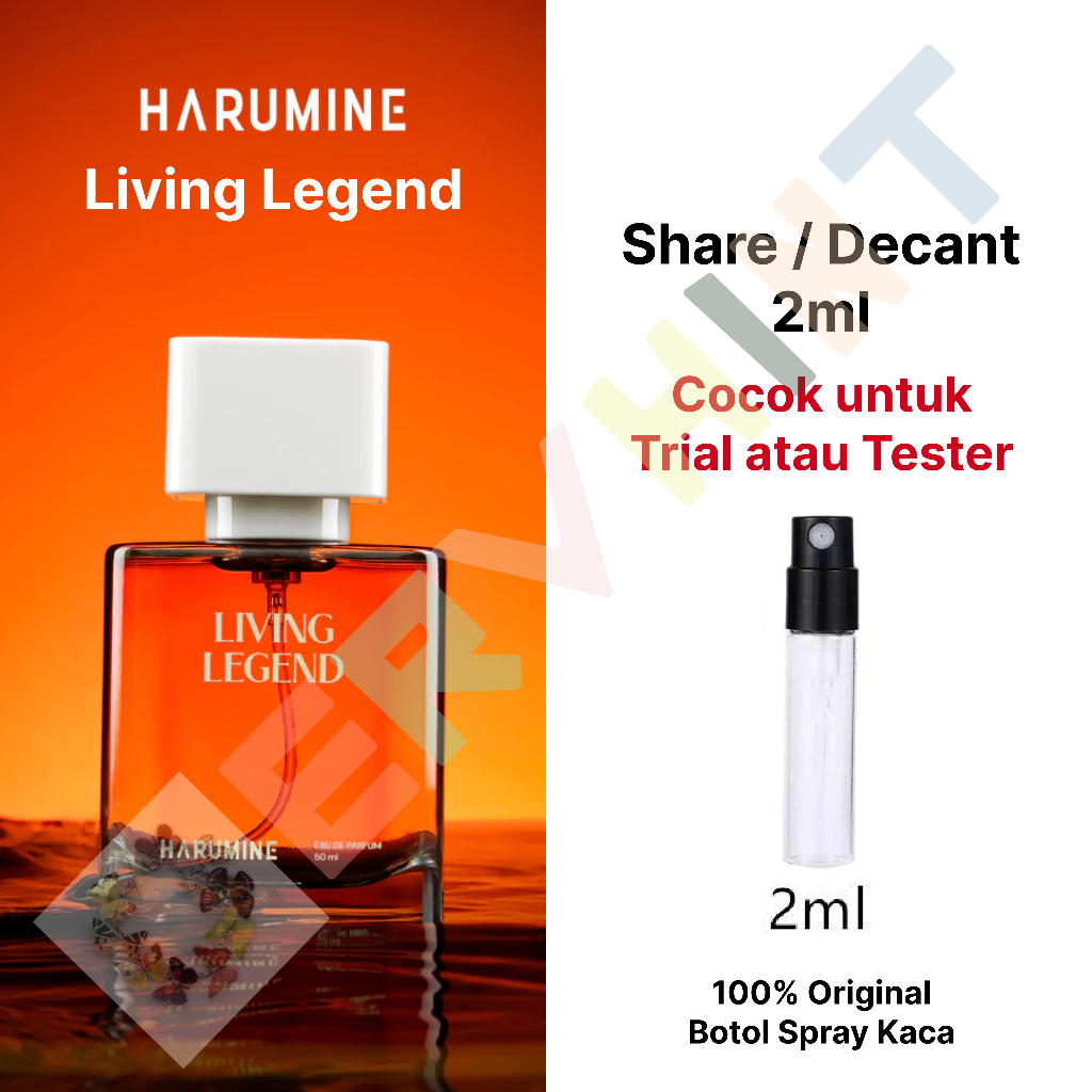 [Decant Parfum] Harumine - Living Legend EDP (Eau de Parfum) | Fresh Aromatic | Pria