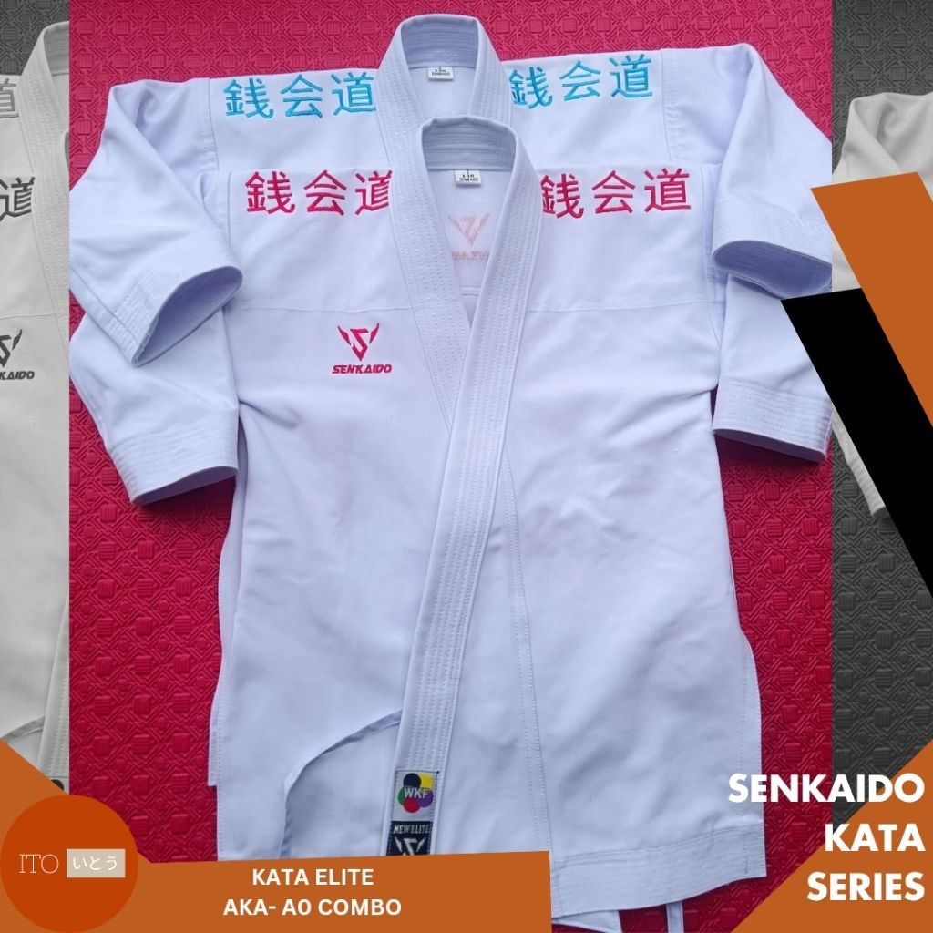 Seragam Karate Kata (Karate- Gi) Elite Senkaido 2 atasan 1 celana | Termurah