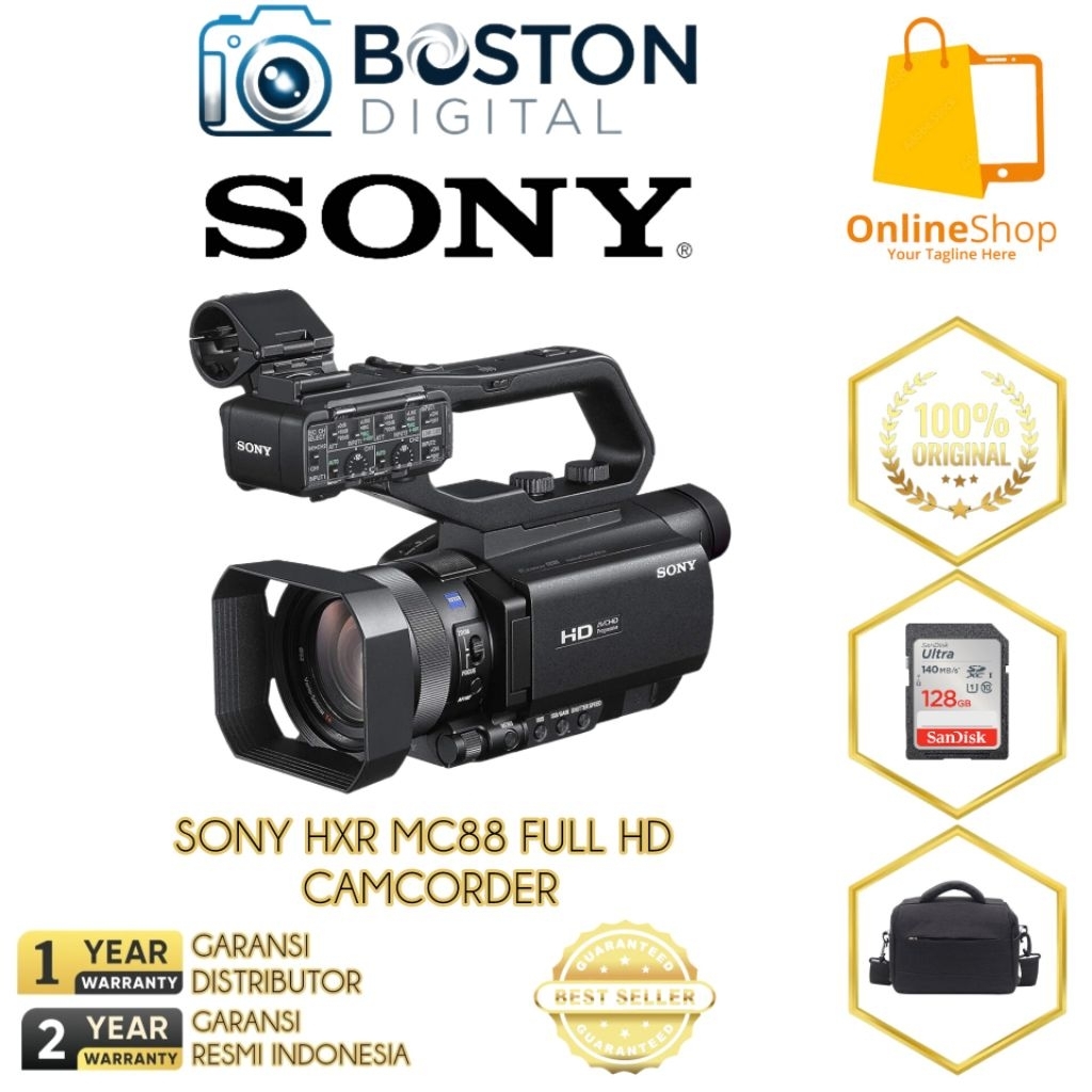SONY HXR MC88 FULL HD CAMCORDER / SONY HXR-MC88 FULL HD