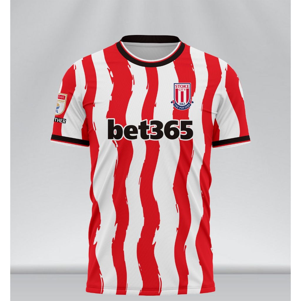 Jersey Stoke City Home 2025 2026 Full Printing