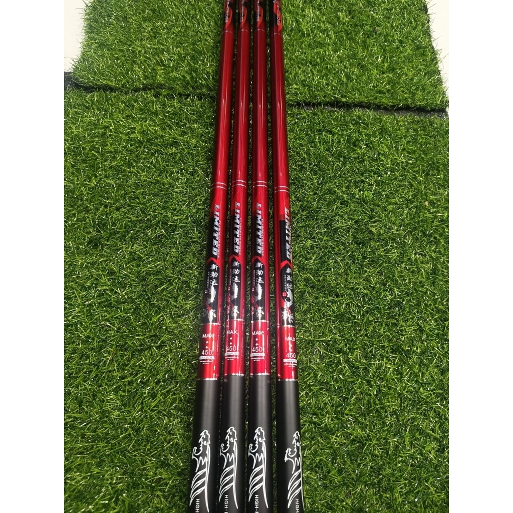 JORAN TEGEK IMPORT X  CROSS LIMITED 360 450 540 BONUS UJUNG CARBON  60cm
