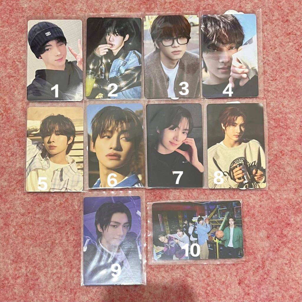 [READY] TWS PHOTOCARD OFFICIAL SHINYU DOHOON YOUNGJAE HANJIN JIHOON KYUNGMIN