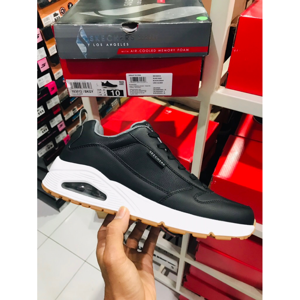 BIG SALE SKECHERS ALDER [183012] ORIGINAL SEPATU PRIA/RUNNING/LARI/SNEAKERS