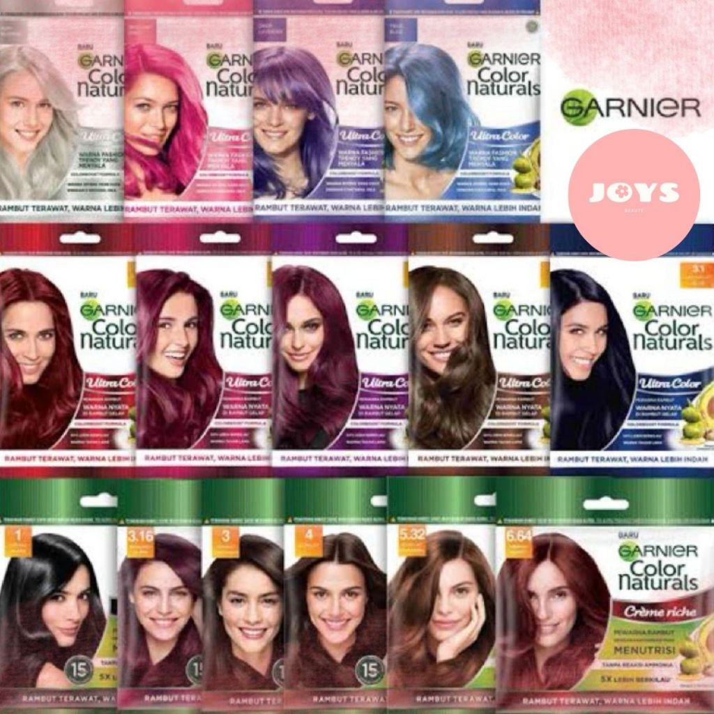 Garnier Hair Colour Natural Color | Pewarna Rambut -SACHET