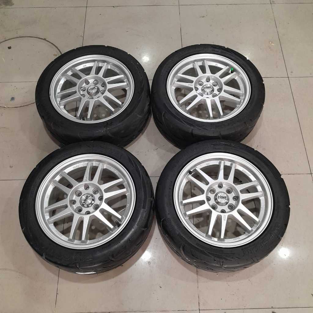 VELG MOBIL SECOND HSR RING 15 LEBAR 6,5 | PELEK MOBIL JAZZ/SIGRA/AGYA/AVANZA/KIJANG DLL HSR R15X65