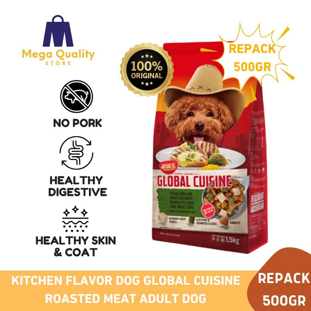 Kitchen Flavor Dog Global Cuisine Roasted Meat Adult Dog REPACK 500gr
