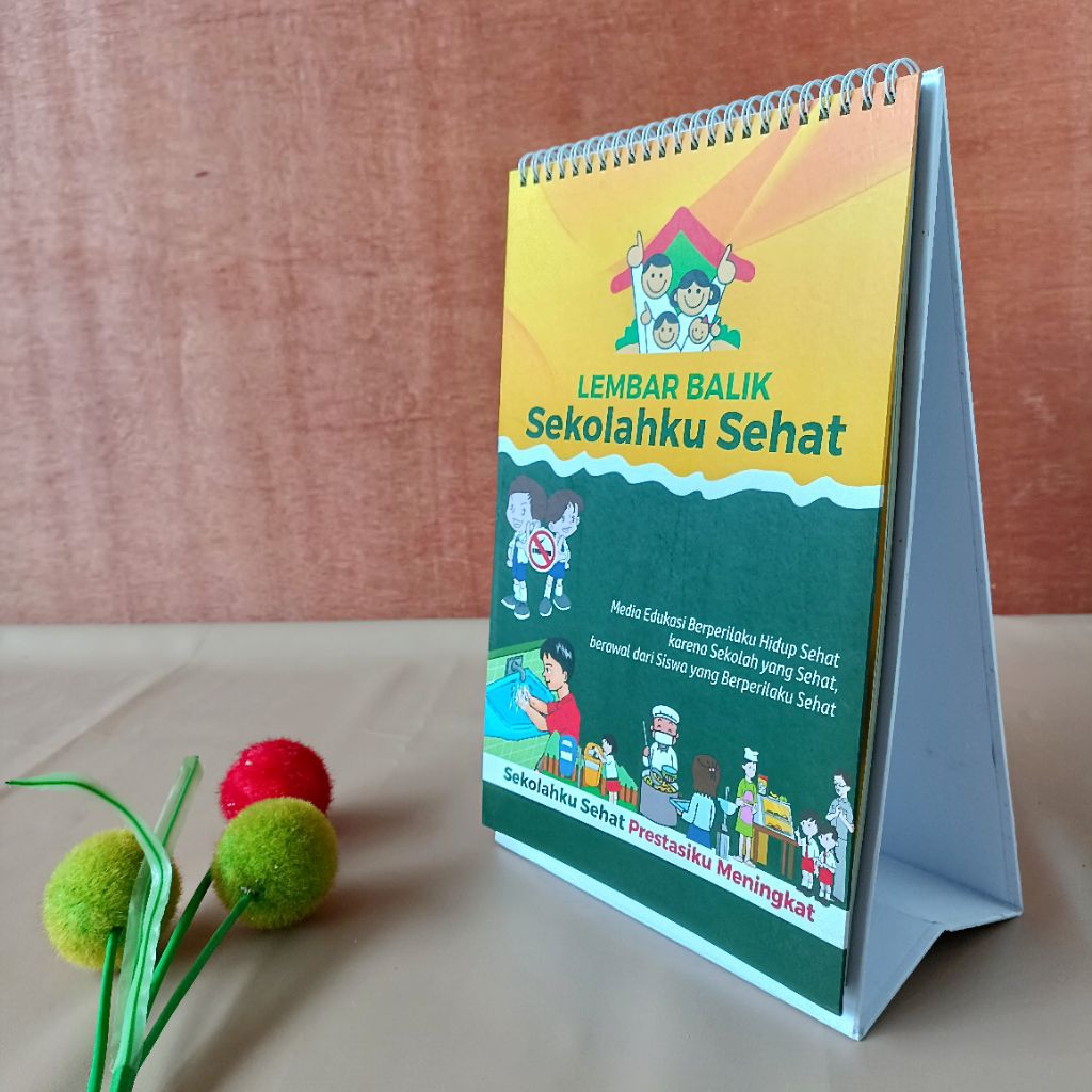 Lembar Balik Sekolah Sehat – Media Edukasi UKS & Penyuluhan Kesehatan Sekolah