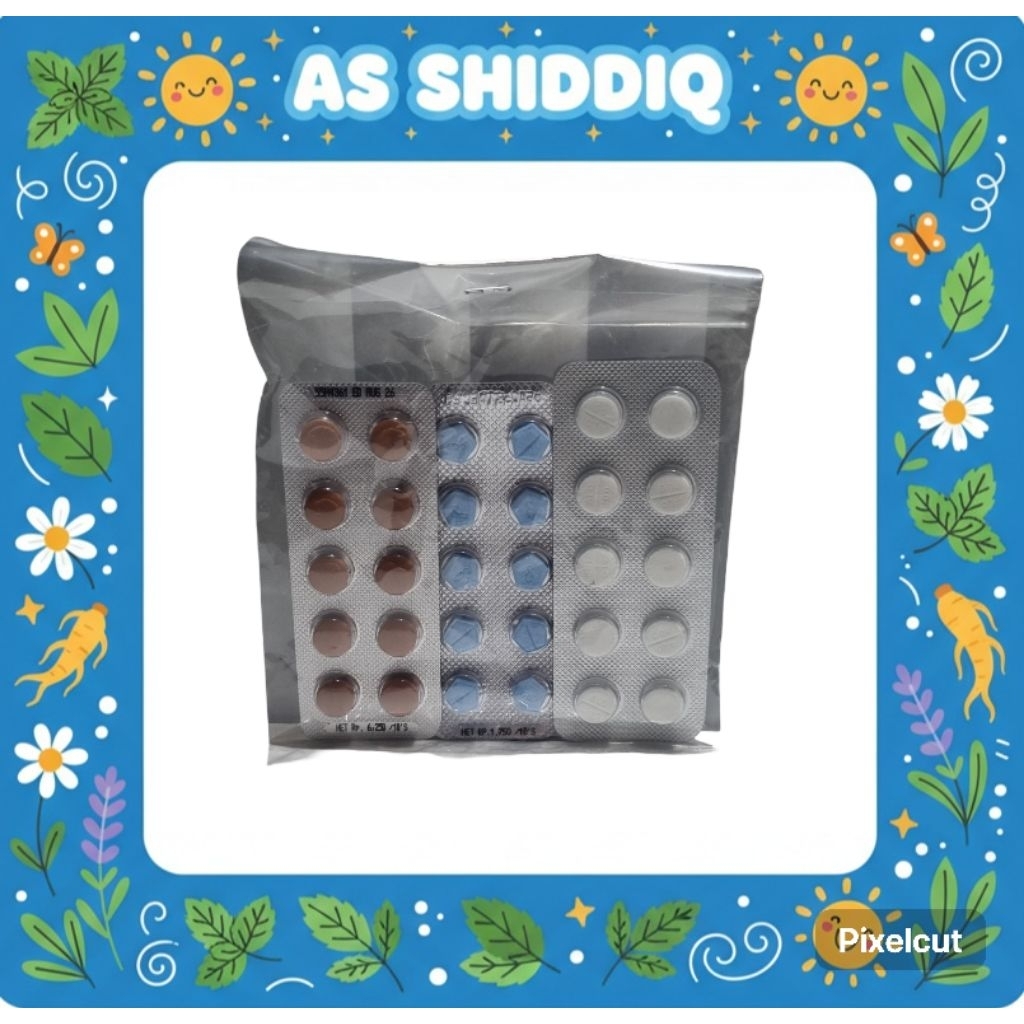 Obat kombinasi Asam urat 3 macam (biasa)