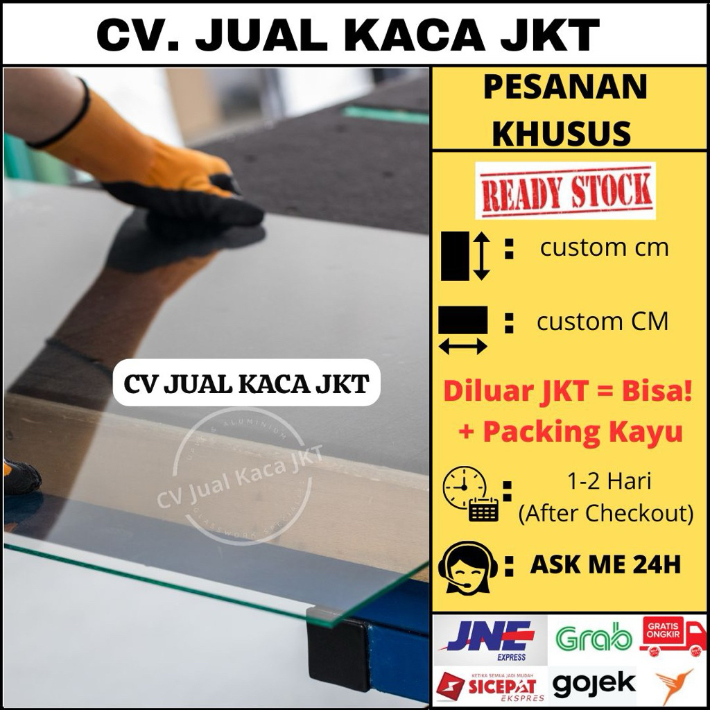 Kaca Riben 8 mm ( Kaca rayban 8 mm ) Kaca euro grey 8 mm