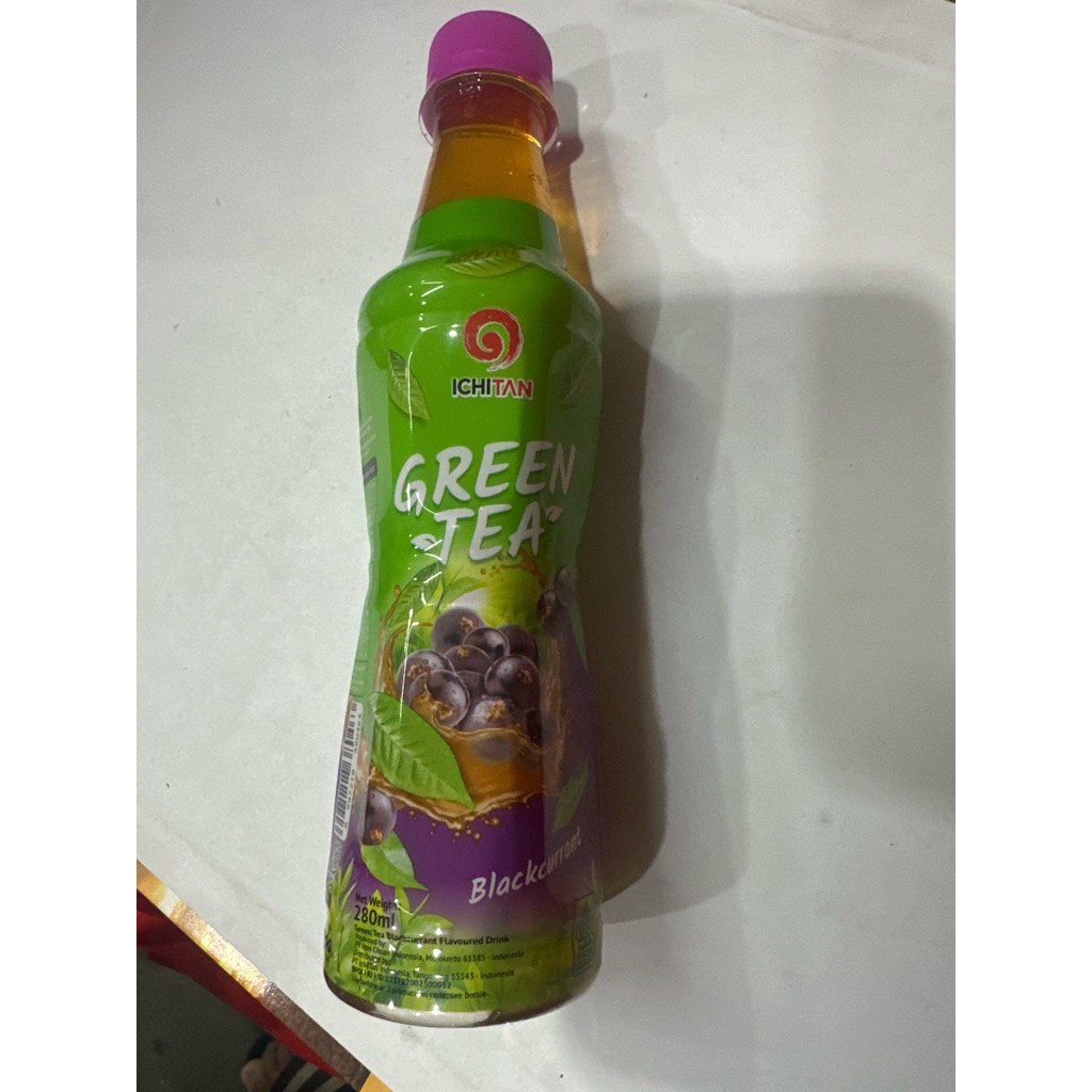 ichitan green tea blackcurrant 280 ml