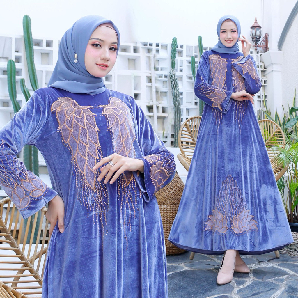ABAYA LAYLA GAMIS ABAYA TURKI GEENISA BAHAN JERSEY MEWAH KEKINIAN DAN ELEGAN