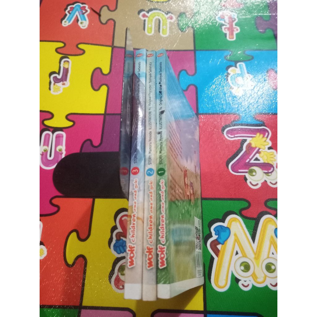 Set Wolf Children 1 - 3 (End) (Bekas) (2014)