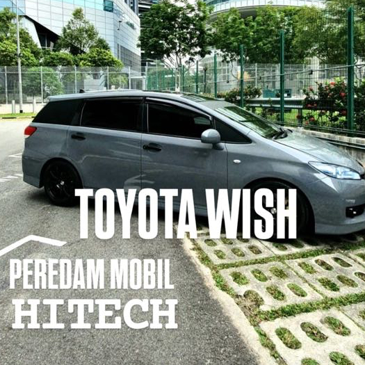 AKSESORIS MOBIL PEREDAM TOYOTA WISH / PEREDAM KAP MESIN MOBIL - HITECH PEREDAM PANAS DAN GETARAN