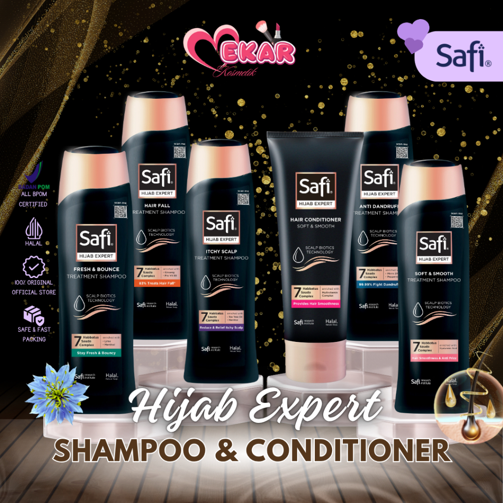 SAFI Hair Xpert Series | Shampoo | Conditioner | Parfume Mist | Serum