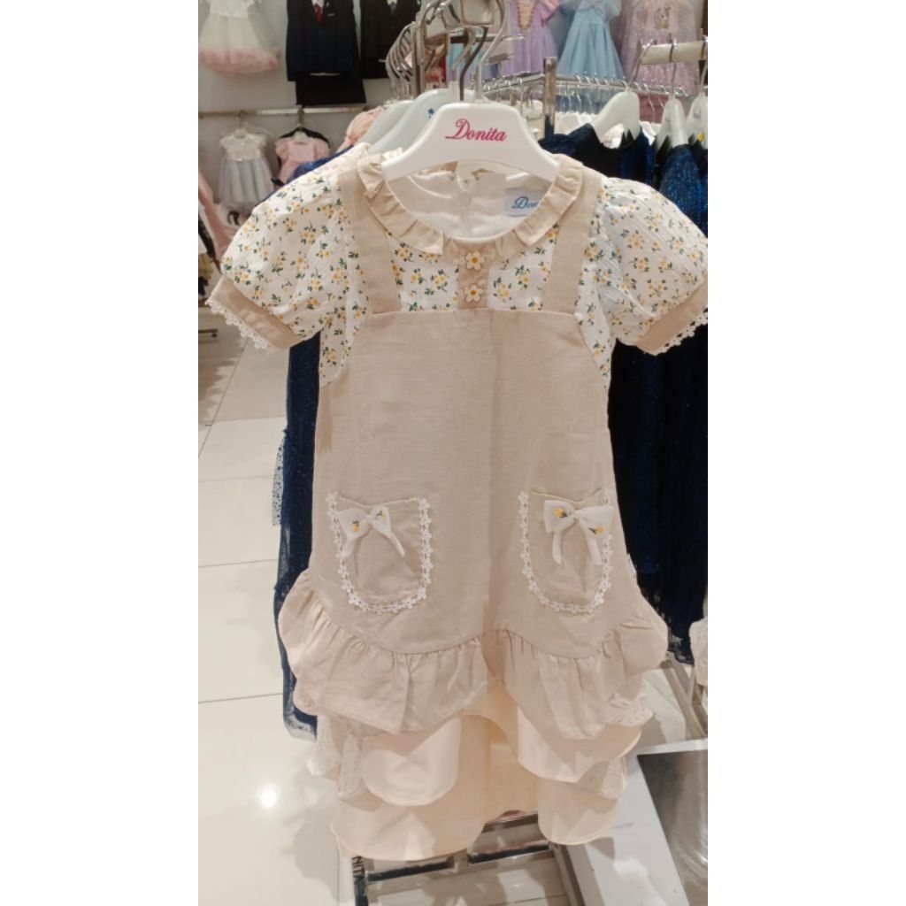 Dress anak perempuan Donita/new
