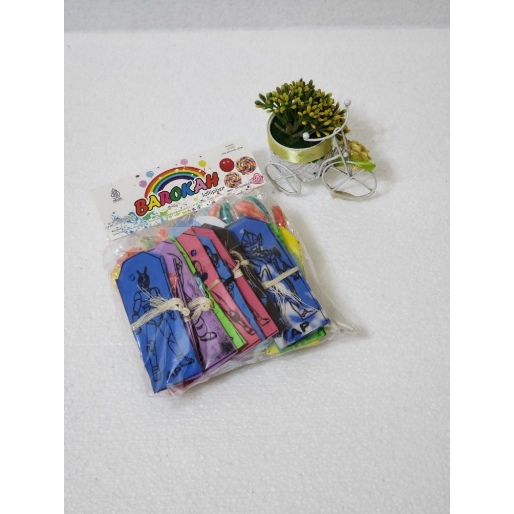 PERMEN LOLIPOP HADIAH PARASUT MINI ISI 20 PCS GROSIR BAROKAH LOLIPOP