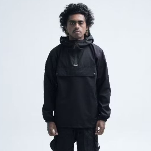 Troublemaker - Cagoule Jacket - Jaket Outdoor Waterproof - Casual Outfit - Classic Black