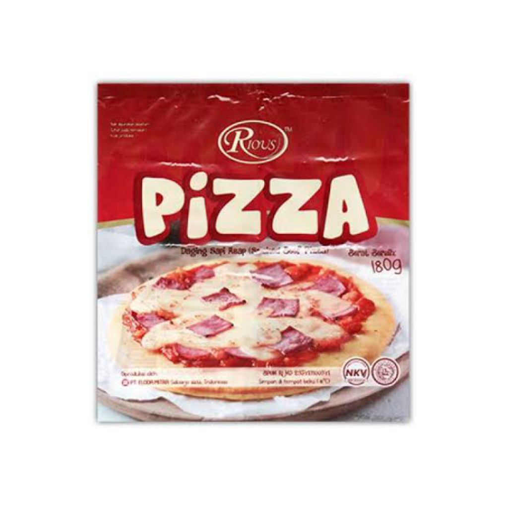 Rious pizza Bernardi smoke beef