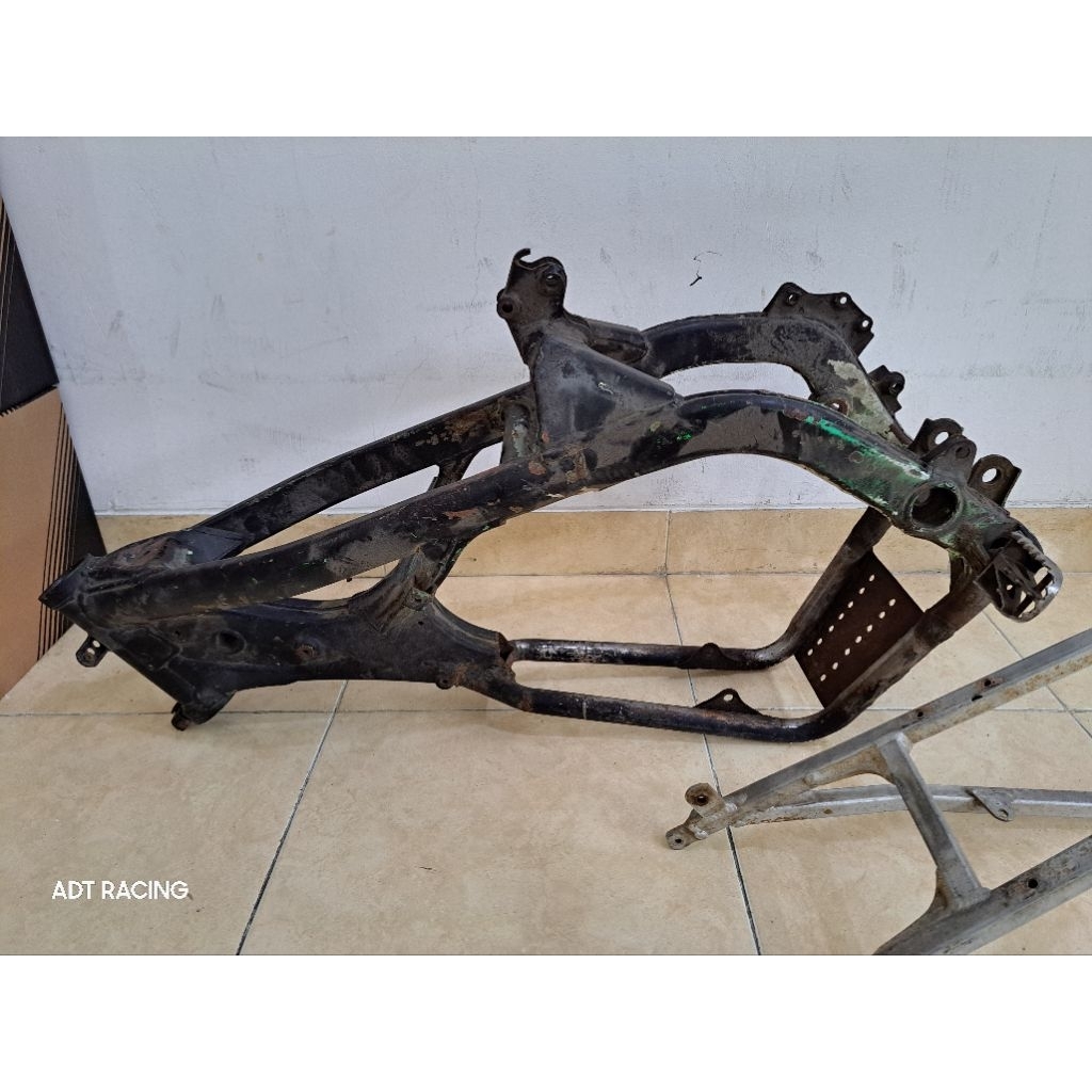 rangka kx 250 modif pnp ninja 2 tak grasstrack