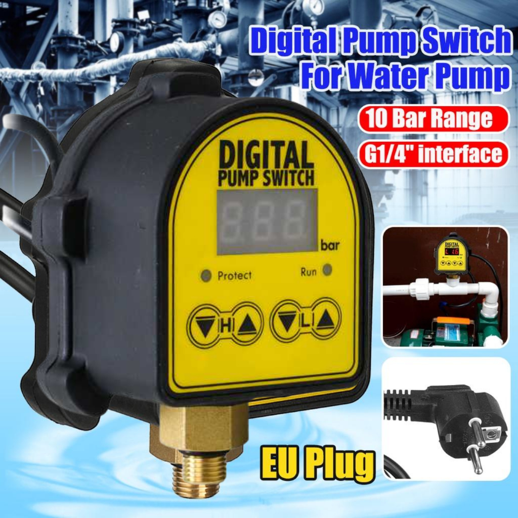 AQUALIN Saklar Otomatis Pompa Air pengatur pompa air Pump Switch Pressure 220V AQUALIN YRK-01