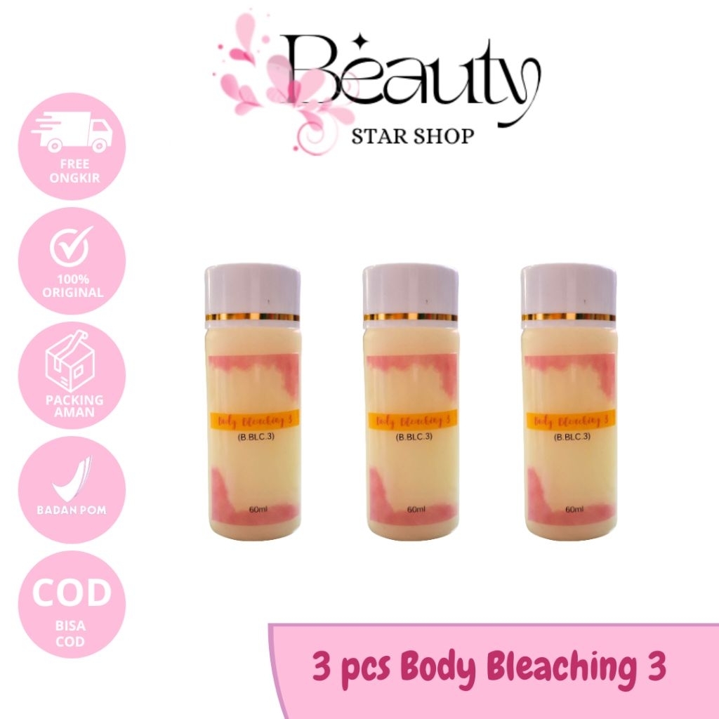 3 Pcs Body Bleaching 3 dr Lisa
