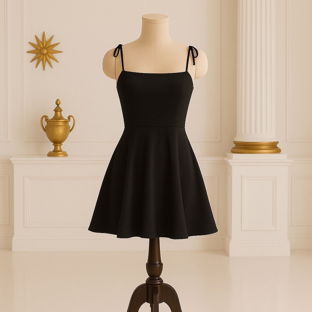 Dress gaun party korean style a-line - Atasan gaun dress a-line lingerie wanita style