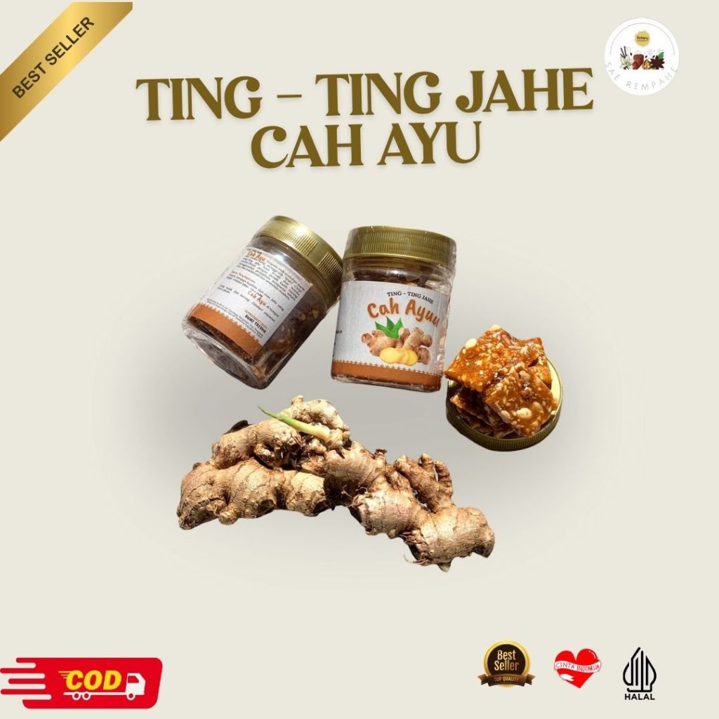 Ting - Ting Jahe Cah Ayu - Permen Kacang