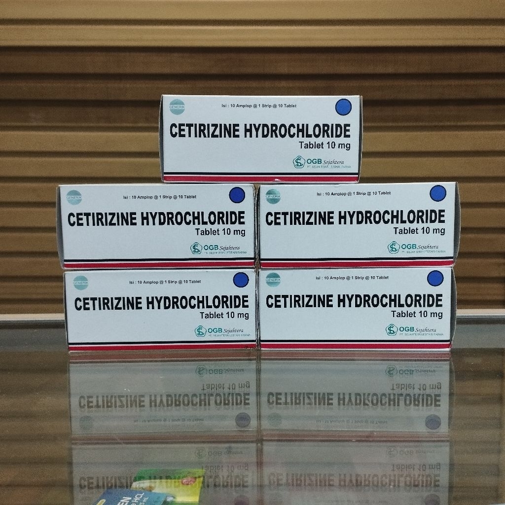 Cetirizine 10mg Sejahtera Box 100 Tablet Expired Jun 2027