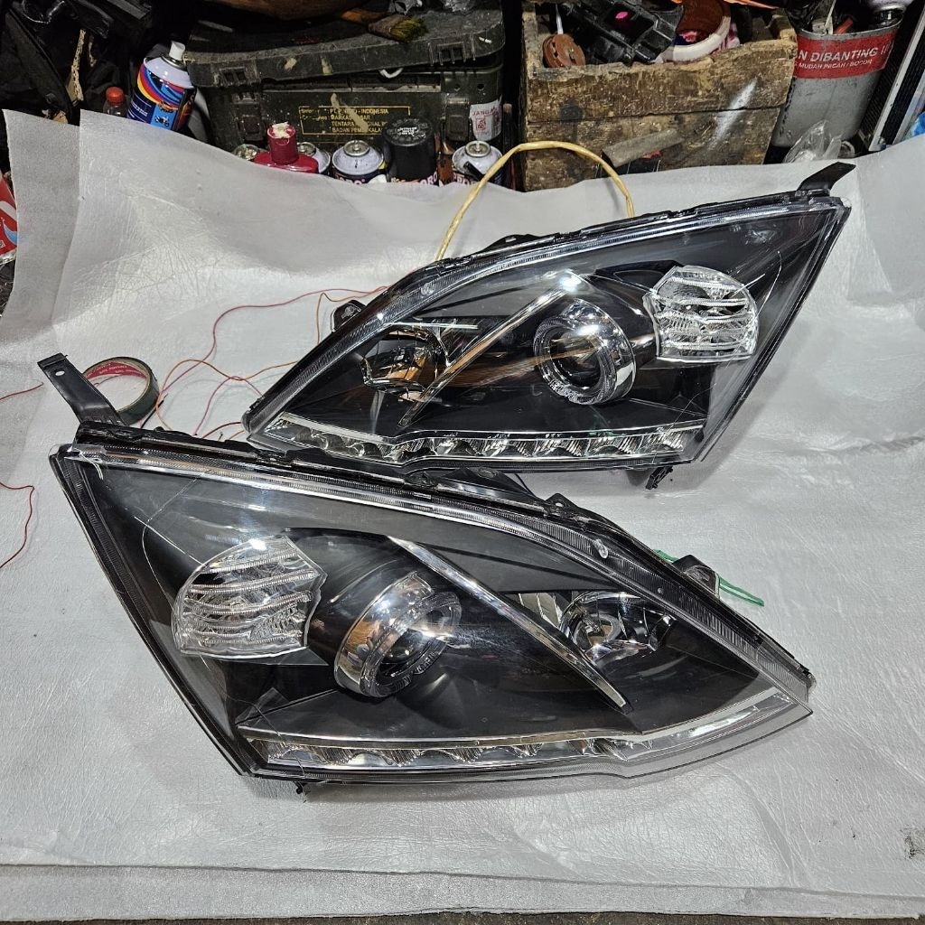 Headlamp Honda Crv Gen 3 2008-2012 Led Bar Eagle Eyes