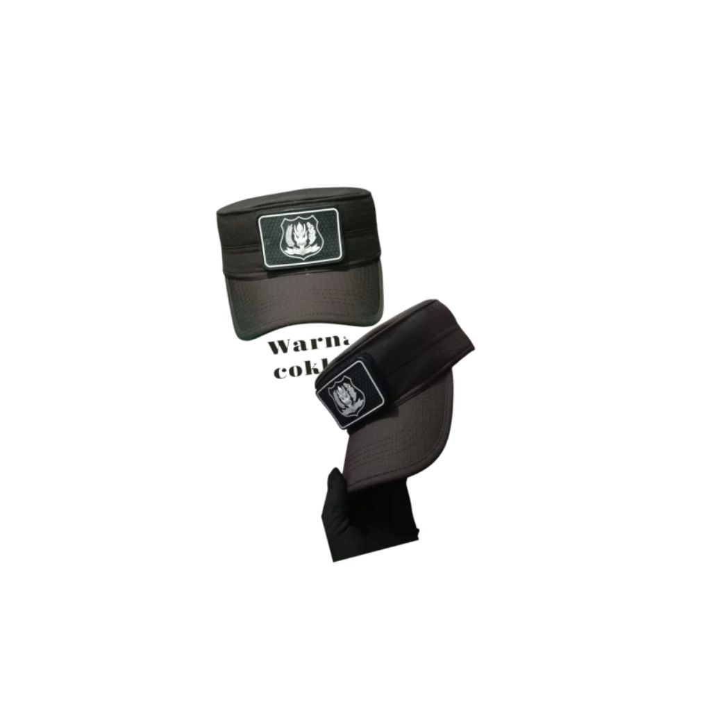 TOPI KOMANDO SATPAM COKLAT UNISEK