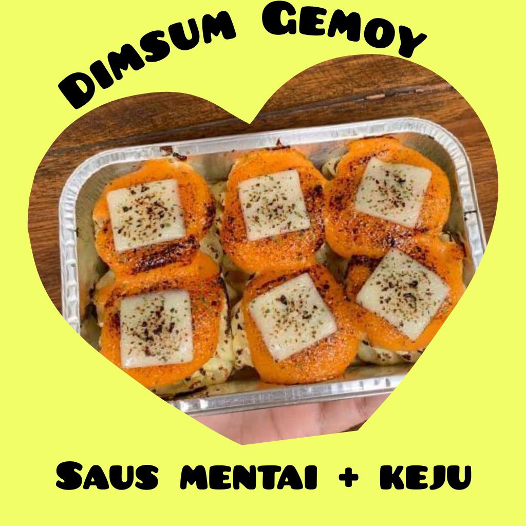 Dimsum Gemoy saus mentai + keju