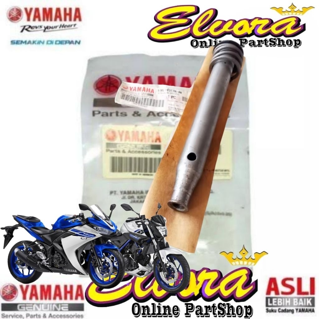 Suling shock.depan yamaha R25 MT25 Original 1WD-F3170-00