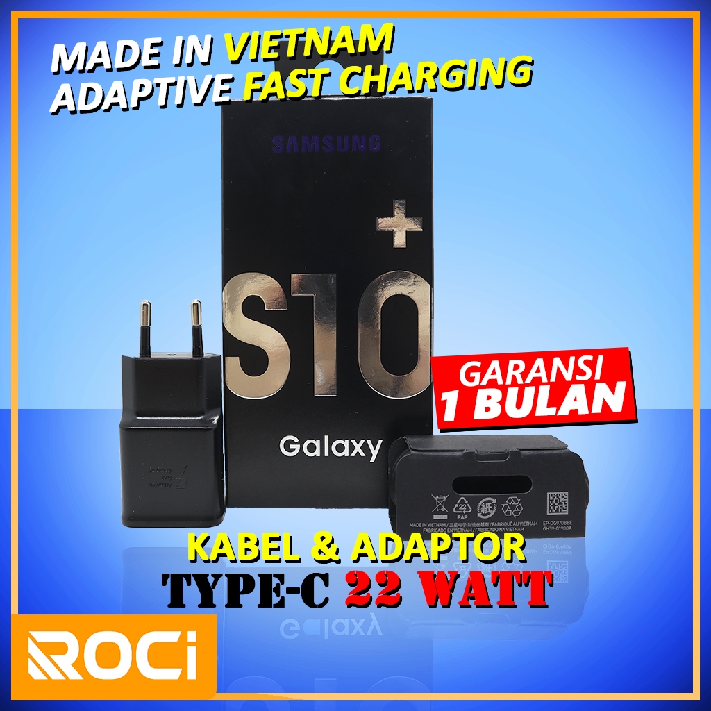 CHARGER SAMSUNG TYPE C ORIGINAL100% Fast Charging 22.5 watt / Charger Samsung  A7 - Charger Samsung 