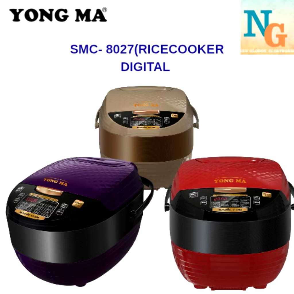 SMC - 8027 YONGMA DIGITAL 2L RICE COOKER PENANAK NASI MEJIKOM BATAM