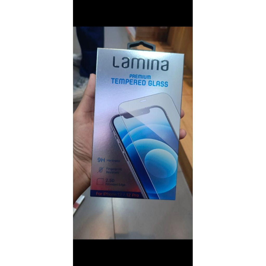 Cuci Gudang Premium Tempered Glass Lamina For iPhone 12/12 Pro // Temperglass IPhone Original Murah