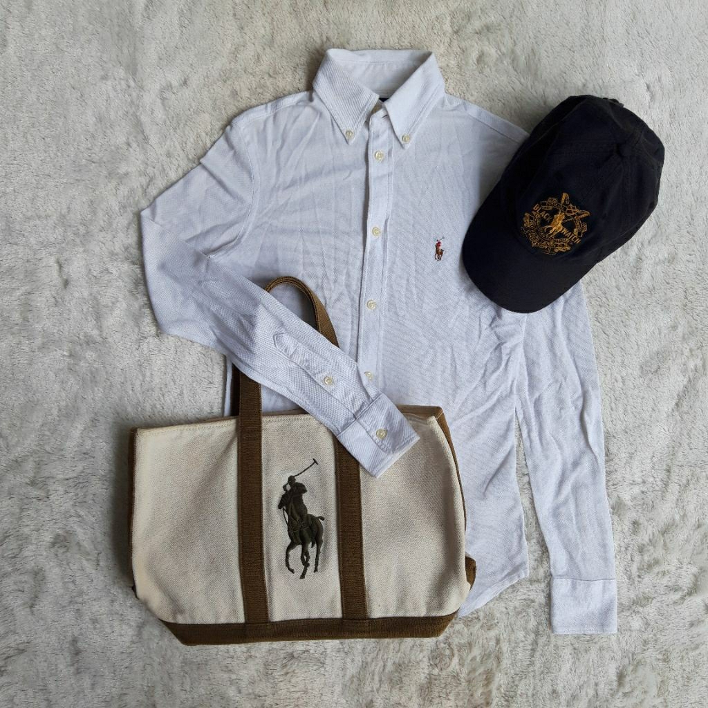 kemeja ralph lauren putih
