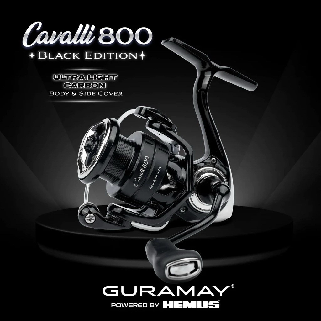 REEL SPINNING HEMUS CAVALLI 800 PH BLACK EDITION