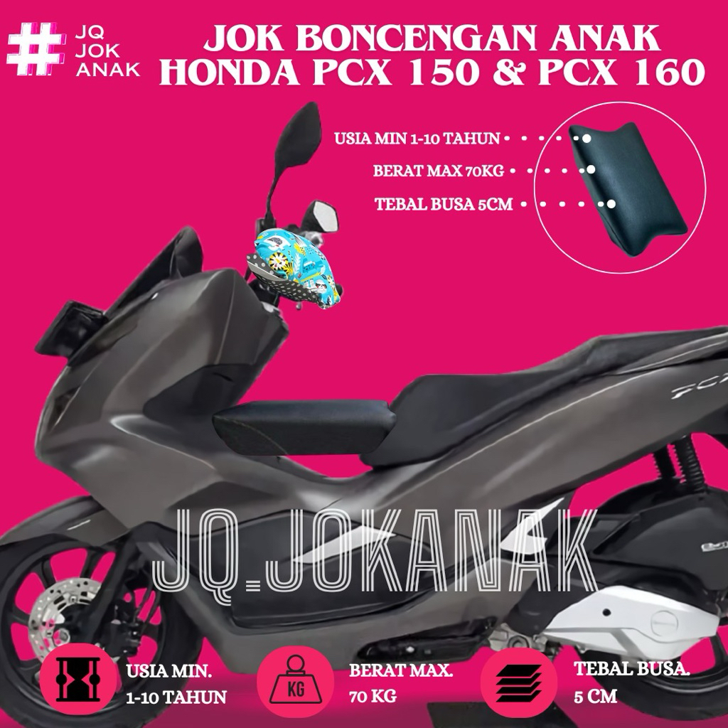 JOK BONCENGAN ANAK UNTUK MOTOR PCX 160 PCX 150