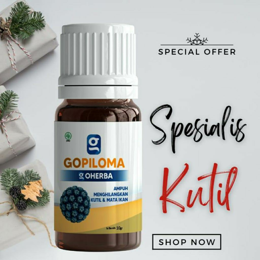 GOPILOMA - Obat Kutil Kelamin Original BPOM