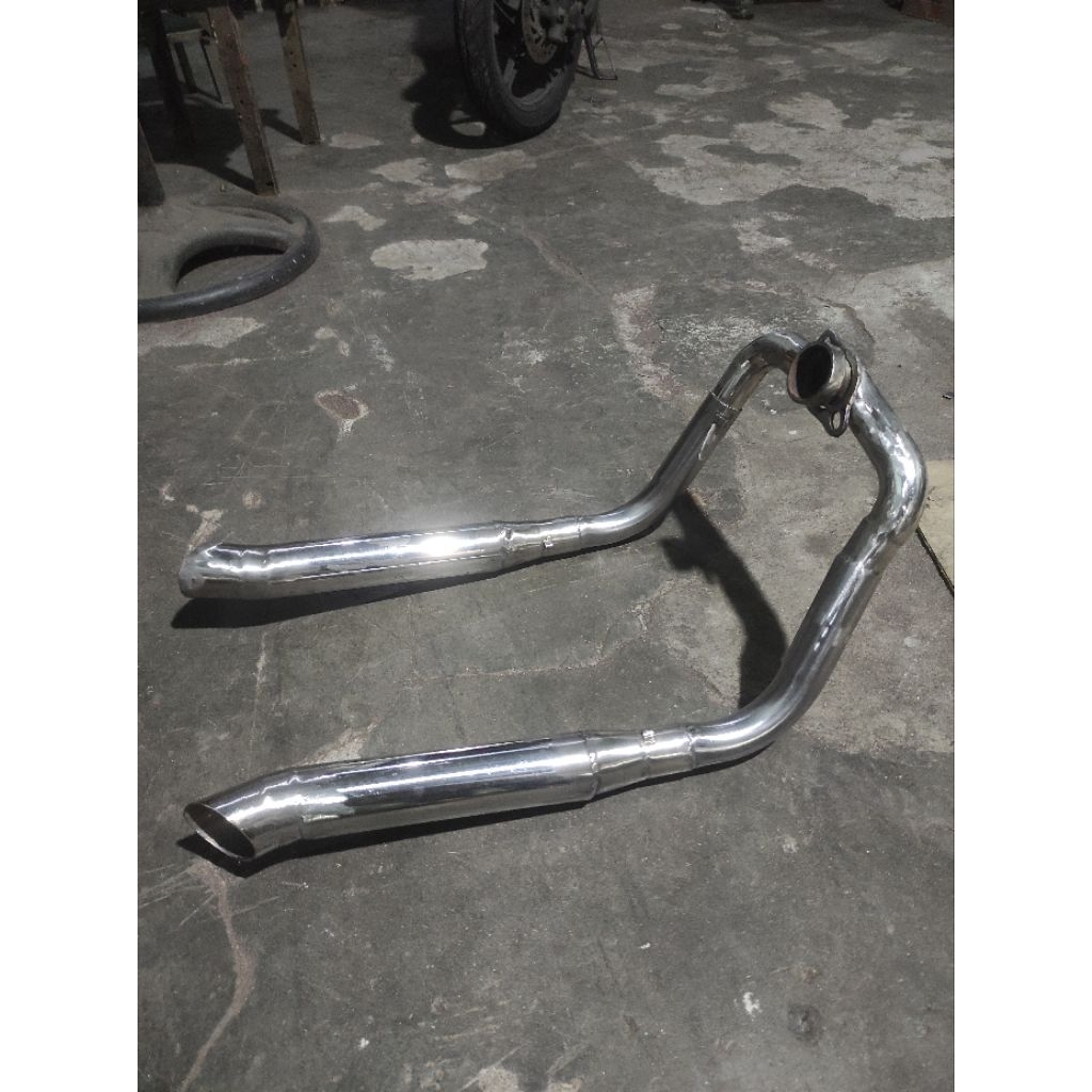 ready knalpot double PNP scorpio