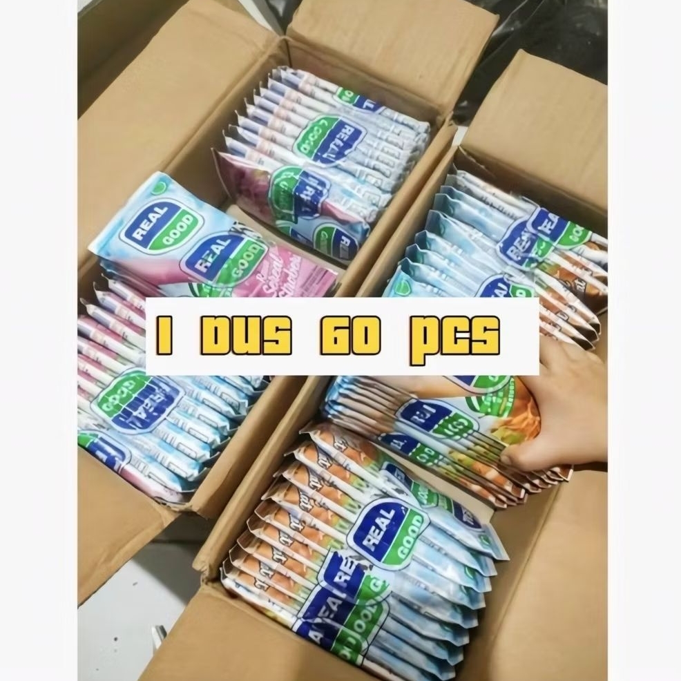 Real Good Susu Bantal 50 ml isi 60 Bungkus / Dus