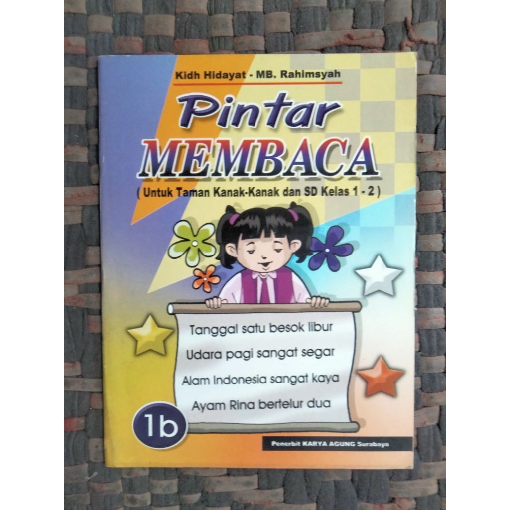 Pintar Membaca buku TK PAUD RA dan SD Kelas 1 - 2